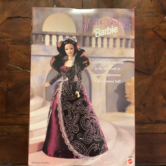 Barbie - Winter Fantasy Brunette 1996 New in Box - Picture 2 of 3